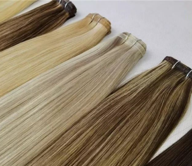 Flat wefts hair extensions 1